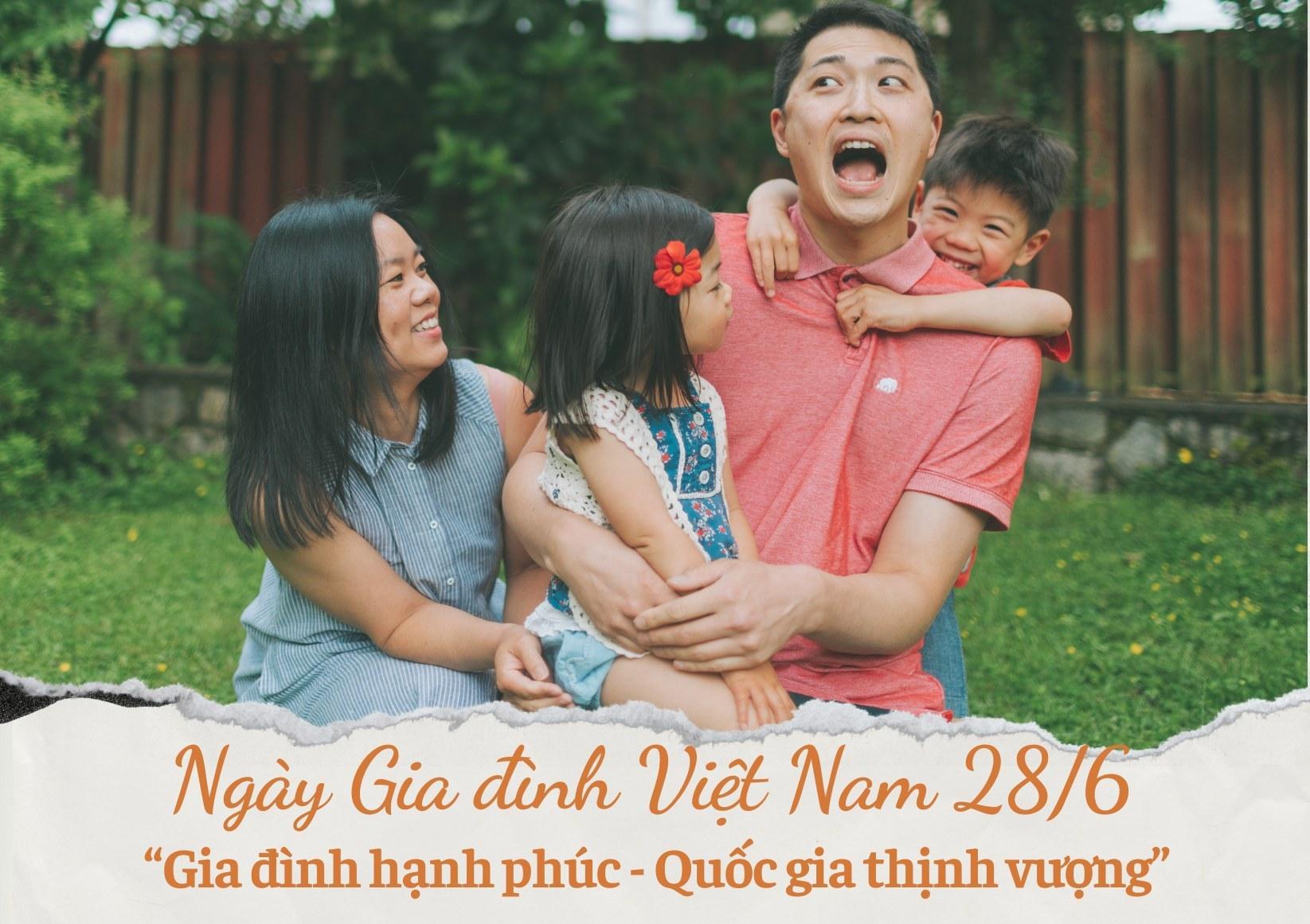 Chủ đề Ngày Gia đình Việt Nam 28/6 năm 2024: “Gia đình hạnh phúc - Quốc gia thịnh vượng”