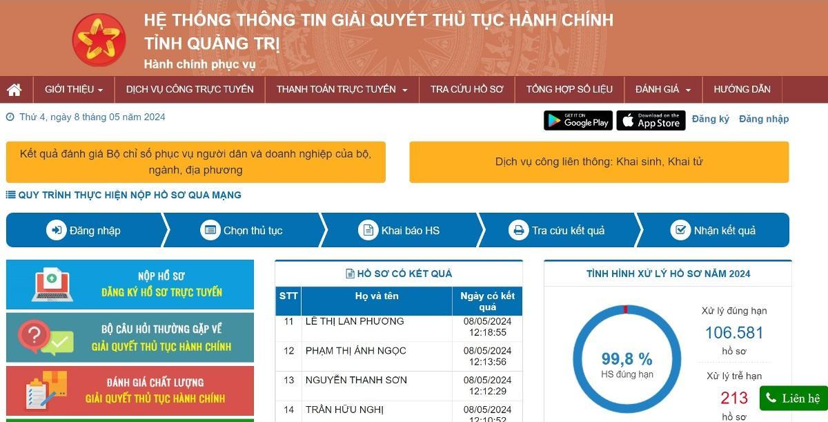 Chính thức vận hành bản nâng cấp Hệ thống thông tin giải quyết TTHC trên toàn tỉnh