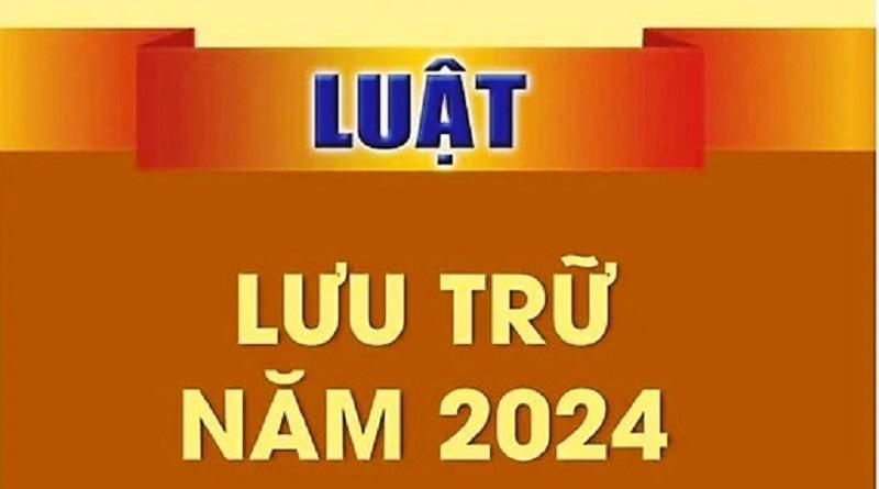 Tuyên truyền, phổ biến Luật Lưu trữ năm 2024